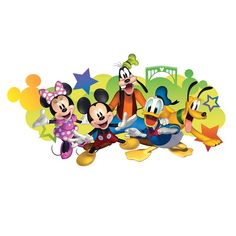 mickey mouse and friends wallpaper mural