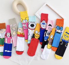 Cartoon Socks Drawing, Socks From Bluey Cartoon, Cartoon Skateboard, Silly Socks Madmia, Anime Socks, Cartoon Socks, Man Cartoon, Silly Socks, Wedding Socks