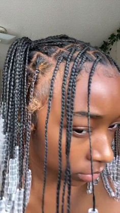 Natural Braided Hairstyles, Natural Hair Bun Styles, Short Box Braids