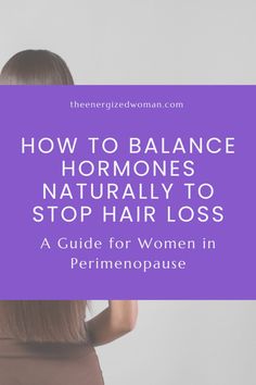 Balanced hormones help keep hair healthy, shiny and growing strong. These tips will help to reverse perimenopausal hair loss and promote hair growth again.  #hormonebalance #hormonenutrition #perimenopausenutrition How To Stop Loss Of Hair, Biotin Hair Growth Before And After, Nutrition For Hair, Aloe Vera And Coconut Oil, Hormone Nutrition, Coconut Oil For Hair, Keep Hair Healthy, Dandruff Solutions, Balanced Hormones