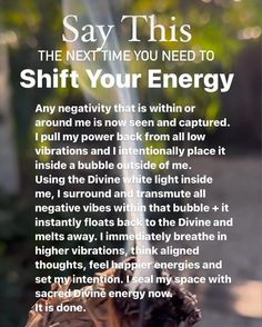 Energy Shift, Smudging Prayer, Spiritual Cleansing, Energy Cleanse