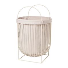 Arild laundry basket from Broste Copenhagen - NordicNest.com Laundry Basket With Lid, Basket Lighting, Nordic Minimalism, Toy Basket, Broste Copenhagen, Laundry Supplies