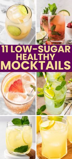 11 low - sugar cocktails that are healthy and delicious