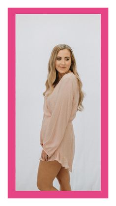 Beautiful pink long sleeve v neck romper. Date night romper. Trendy clothing. Flirty romper. All Things Pretty. Feminine V-neck Jumpsuits And Rompers For Night Out, Chic Long Sleeve Jumpsuits And Rompers For Brunch, Chic Long Sleeve Jumpsuits For Brunch, Pink Long Sleeve Jumpsuit For Night Out, Spring Long Sleeve Jumpsuits And Rompers For Night Out, Feminine Spring Long Sleeve Jumpsuits And Rompers, Long Sleeve Jumpsuits And Rompers For Spring Brunch, Summer Pink Long Sleeve Jumpsuits And Rompers, Summer Long Sleeve Pink Jumpsuits And Rompers