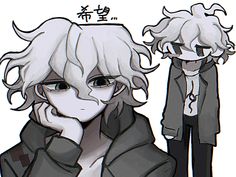 #danganronpa #nagitokomaeda #nagito #anime #art #pinterest Cutie Patootie, I Love Him, Amazing Art