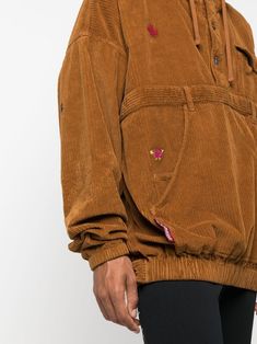 Find DSQUARED2 Corduroy Hooded Jacket on Editorialist. brown stretch-cotton corduroy logo tag front pouch pocket front button fastening drawstring hood long sleeves elasticated cuffs elasticated hem Logo Tag, Brown Jacket, Curator Style, Stretch Cotton, Pocket Pouch, Hooded Jacket, Mens Jackets, Top Brands, Pouch