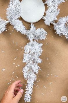 DIY Light-Up Dollar Tree Snowflakes | Dollar Tree Christmas decorations diy | How to make a light-up snowflake | Easy Christmas decorations ideas diy | Dollar Tree Christmas crafts | Govee outdoor lights | Govee Christmas lights | Dollar Tree Christmas tree crafts | Easy Christmas crafts | Christmas wreath ideas diy | Dollar Tree Christmas wreath diy | #Govee #TheNavagePatch TheNavagePatch.com Diy Lighted Snowflake, Dollar Tree Snowflakes, Christmas Decorations Ideas Diy, Govee Lights, Dollar Tree Christmas Decorations, Dollar Tree Christmas Wreath, Diy Dollar Tree Christmas Crafts, Dollar Tree Christmas Tree, Wreath Ideas Diy