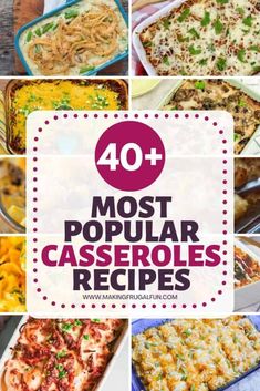 the top ten most popular casserole recipes