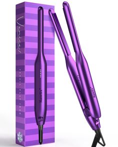 PRICES MAY VARY. MANELIX SUPER SLIM DESIGN - This Manelix mini hair straightener features ultra-slim 3/10 inch plates, reaching the roots and straightening hair edges with ease - perfect for styling pixie cuts, short hair, and men's beards. MULTI-PURPOSE MINI FLAT IRON - Achieve silky smooth straight hair or bouncy dreamy curls with one versatile tool! This Manelix flat iron doubles as a curling iron, offering great flexibility for all your hair-styling needs. ADVANCED PTC HEATING TECHNOLOGY - P Mini Flat Iron, Hair Edges, Ringlet Curls, Straightening Hair, Flat Iron Hair, Mini Hair Straightener, Pixie Cut Styles, Hair Straightener And Curler, Hair Straighteners Flat Irons