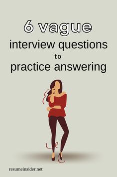 a woman with her arms crossed and the words 6 unique interview questions to practice answering