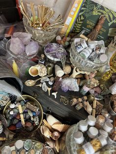 "Welcome to our Witchcraft Specialty Store, where magic meets mystery in our curated Witches Gift Basket! Discover the enchantment of our Witchcraft Mystery Scoops, also known as Wiccan confetti scoops, Witches confetti scoops, or Witchcraft confetti bags. Perfect for both beginners and experienced witches, these surprise mystery scoops are designed to get you started on your path but they can also simply refill your stock supplies. Unleash the magic within - these surprise gift bags are a bewitching blend of essentials and delightful surprises for all your mystical needs! 🌙✨ For Adults. 🌟 Goodie Bags for Witches! - comes in a box with a lid Indulge in a Big Scoop of Witchfetti, a delightful blend of Witchcraft confetti featuring healing crystals, Tumbled Stones, witchy stickers and deca Box Altar, Witchcraft Altar, Witch Room, Wiccan Decor, Magia Das Ervas, Witches Altar, Wiccan Altar, Eclectic Witch, Wiccan Spell Book