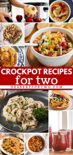 crockpot recipes for two