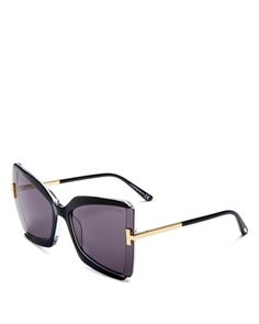 Tom Ford Women's Gia Butterfly Sunglasses, 63mm Evening Clear Sunglasses With Mirrored Lenses, Rimless Polarized Sunglasses For Evening, Modern Clear Sunglasses For Evening, Rimless Glass Sunglasses For Evening, Evening Rimless Glass Sunglasses, Elegant Black Rimless Sunglasses, Elegant Clear Sunglasses For Evening Wear, Elegant Clear Sunglasses For Evening, Tom Ford Sunglasses Women