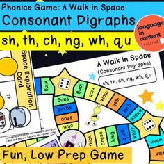 an image of a board game with words and pictures on it that say,'fun, low prep game