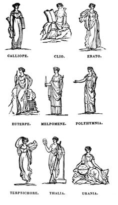 an image of different types of people in ancient greek mythology and folklore, vintage line drawing or engraving illustration