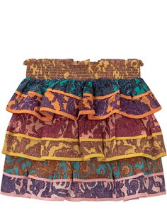 Multicolor ruffled skirt. Elastic waist. All-over print.Composition: Reference Size In Years.outside:, 100% Cotton Composition Reference, Australian Swimwear, Boho Chic Design, Ruffled Skirt, Kenzo Kids, Jet Setter, Stella Mccartney Kids, Tier Skirt, Bottom Clothes