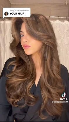 Hair tutorial #hair #hairstyles #haircut #fashion #diy #aesthetic #brownhair #loveyourself #hairtutorials Best Woman Hairstyles, Long Hair Wavy Styles, Haircut Idea For Long Hair, Aesthetic Haircuts Long Hair, Long Hair Styling Tips, Classy Brown Hair, Campbell Puckett Hair, Hair Looks For Long Hair, Trend Hair Styles 2024