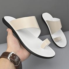 Faster shipping. Better service Men Leather Sandals Fashion, Men Leather Sandals, Leather Handbag Patterns, Branded Shoes, Water Shoes For Men, Men Stylish Dress, Leather Thong Sandals, Handbag Patterns, African Men Fashion