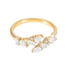 Baguette + Pear Shape Diamond Twist Ring    * Diamonds .61cw   * 14k Yellow Gold   * P-2219  *Include ring size in note section when adding to cart. Twist Ring, Pear Shaped Diamond, Pear Shape, Pear Shaped, Diamond Rings, Pear, Ring Size, Diamonds, Twist