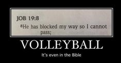 the bible has been changed to read volleyball