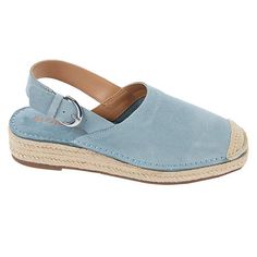 Blondo Hiliana Water-Repellent Suede Espadrille  Bring some laidback charm to a summery look with the Hiliana sandal from Blondo. This espadrille wedge pair sports a sharp slingback silhouette for some classically elegant edge. Espadrille Wedge, Espadrille Shoes, Espadrilles Wedges, Walking Shoes, Metal Buckles, Wedge Heels, Repellent, Water Repellent, Espadrilles