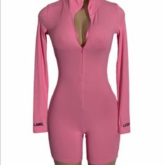 All Colors & Sizes Available 958sm 004med 297lg Fitted Bodysuit For Spring Loungewear, Fitted Spring Bodysuit For Loungewear, Pink Fitted Bodysuit For Loungewear, Pink Bodysuit For Spring Loungewear, Spring Pink Bodysuit For Loungewear, Pink Spring Bodysuit For Loungewear, Spring Pink Loungewear Bodysuit, Fitted Long Sleeve Pink Jumpsuits And Rompers, Fitted Long Sleeve Pink Jumpsuit