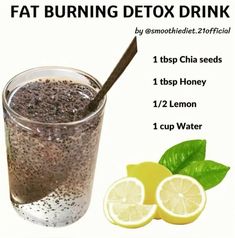 Bedt taken morning before breakfast Chia Seed Recipes, Healthy Food Dishes, Fat Loss Drinks, Herbs For Health, Fat Burner Drinks, Water Recipes, Healthy Juices