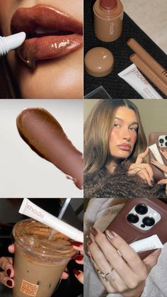 Rhode Aesthetic Wallpaper, Brown Vibe, Brown Aura, Aspiration Board, Feminine Energy Aesthetic, Hailey Bieber, Feminine Energy, Aesthetic Makeup, Just Girly Things