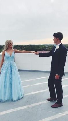 Modest Blue Prom Dresses, Sky Blue Prom Dress, Simple Evening Dress, Unique Party Dresses, Blue Prom Dresses