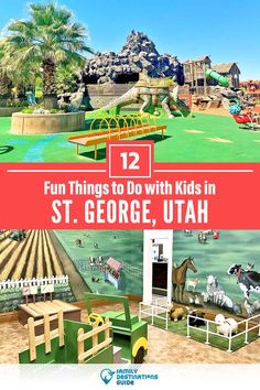 12 Fun Things to Do in St. George, UT with Kids — Family Friendly Activities! George Kids, Utah Summer, Rv Trip, Indoor Kids, Scavenger Hunt For Kids, Things To Do With Kids