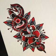 an image of a tattoo design on paper