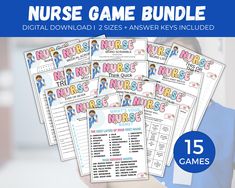 the nurse game bundle includes 15 games