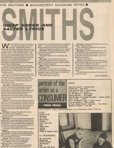 the front page of an article about smiths