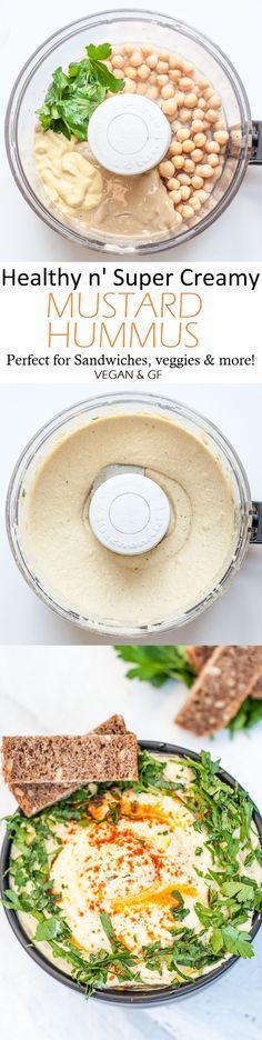 healthy n'super creamy hummus for sandwiches and more