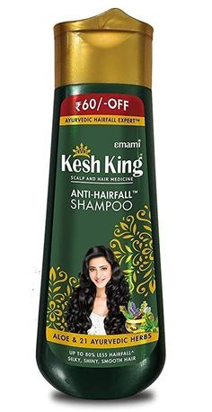 Kesh King Ayurvedic Shampoo is a proven remedy for all major hair and scalp problems. It has been made by renowned ayurvedic experts with their extensive experience and rigorous study from aloe vera and 21 rare and precious ayurvedic herbs as per pure and authentic practices of Ayurveda. It nourishes hair from roots and helps reducing hair fall and dandruff. It gives life back to dry hair by making them Silky, Smooth, Thick, and Soft. It penetrates the upper layer of the scalp to go deeper into Hair Medicine, Ayurvedic Shampoo, Anti Hair Fall Shampoo, Scalp Problems, Anti Hair Fall, Ayurvedic Hair, Reduce Hair Fall, Brown Spots On Face, Home Remedies For Hair