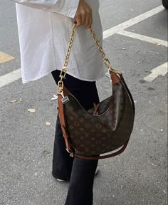 Louis Vuitton Slouchy Bag, Louis Vuitton Loop Hobo Bag, Lv Loop Hobo Bag Outfit, Lv Hobo Bag, Luxury Hobo Bag, Loop Hobo Louis Vuitton, Louis Vuitton Loop Hobo Bag Outfit, Louis Vuitton Big Bag, Louis Vuitton Loop Hobo