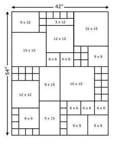 the floor plan for an office building with three levels and four spaces, all in one room