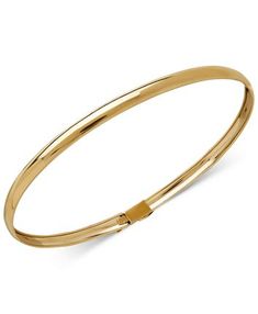 Macy's Children's Flex Bangle Bracelet in 14k Gold & Reviews - Bracelets - Jewelry & Watches - Macy's Adjustable 14k Gold Bangle Bracelet, Classic Adjustable Hoop Bracelets, Adjustable 14k Gold Bangle, Fine Jewelry, Adjustable Round Band Bracelet For Gift, Adjustable Flexible Yellow Gold Bangle, Adjustable Yellow Gold Flexible Bangle, Hoop Bracelet With Polished Finish As A Gift, Flexible Gold Bracelet In Fine Jewelry Style, Stackable 14k Gold Bracelets With Round Band