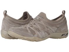 SKECHERS Arch Fit Comfy - Bold Statement - Women's Shoes : Taupe : The SKECHERS Arch Fit Comfy - Bold Statement sneaker are a great grab-n-go shoe for the every day or your next vacation. Featuring patented Arch Fit insole system for optimal support where you need it the most. Relaxed Fit design provides a roomy fit at the toe and forefoot without being loose. Knitted collar for all-day comfort and a pull tab at the heel. Bungee lacing system for a snug, reactive fit. Removable insole. Slip-on c Slip-on Sneakers With Ortholite Insole For Outdoor Activities, Slip-on Ortholite Sneakers For Outdoor Activities, Comfortable Sneakers With Removable Insole For Outdoor Activities, Slip-on Sneakers With Cushioned Footbed For Outdoor Activities, Sporty Slip-on Sneakers With Removable Insole For Outdoor, Comfortable Slip-resistant Sneakers For Walking, Outdoor Ortholite Slip-on Sneakers, Outdoor Low-top Slip-on Sneakers With Removable Insole, Outdoor Slip-on Sneakers With Arch Support