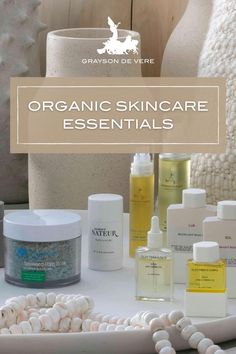 We are passionate about organic skin care. This is a collection of our favorite skin care products to add to your skincare routine. If you're looking for organic skin care tips, you'll get them here along with our favorite products like night creams, anti-aging products, serums, masks, cleansing gel, retinol, vitamin C serum, night serum, face wash, hyaluronic acid, toner, collagen boost, and so much more. You'll find what you need for your organic luxury skincare routine at Grayson De Vere. Retinol Vitamin C, Organic Skin Care Routine, Aromatherapy Associates, Anti Aging Oils, Serum Face, Night Serum, Vitamin C Serum