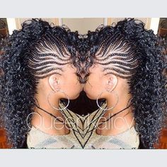 Mohawk Braid Styles, Braided Mohawk Hairstyles, Braided Mohawk, Cabello Afro Natural, Ethnic Hair, Mohawk Styles, Kid Braid Styles, Mohawk Braid, Ethnic Hairstyles