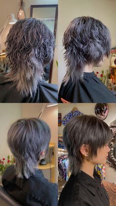 Instagram : @9hahoi #hair #shorthair #hairstyle #haircut #hairstylist #mullet #hairdesign #hanoi #vietnam #vietnamese #so9hahoi #xomhahoi #9xomhahoi #9hahoi Shaggy Mullet Straight Hair, Shaggy Mullet For Women Short, Spiky Mullet, Layered Mullet, Wolf Cut Mullet, Haircut References, High School Hairstyles, Shaggy Haircut, Mane Hair