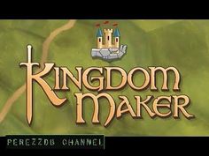 the title for kingdom maker is shown