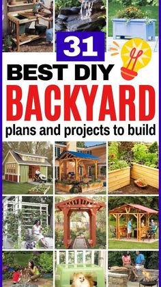 the best diy backyard plans and projects to build