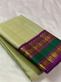 Green Blue Combination, Saree Combination, Blue Combination, Handloom Silk Saree, Official Dresses