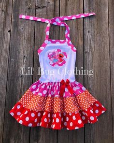 The Perfect Birthday Girl Dress This cute custom boutique handmade Abby Caddabby and Elmo birthday girl dress would be perfect to wear for your baby girl's Sesame Street Elmo birthday girl party theme. This dress is nice and comfy, polka dot, halter style perfect for the spring or summer. Your baby girl will love twirling around in this polka dot Abby Cadabby and Elmo dress. Perfect For Pictures Elmo And Abby Cadabby Theme 100% Cotton Wash Warm tumble dry low iron if needed Made To Order MADE IN Elmo Dress, Bug Clothing, 2nd Birthday Outfit, Abby Cadabby, Sesame Street Elmo, Sesame Street Birthday Party, Elmo Birthday, Bird Dress, Sesame Street Birthday