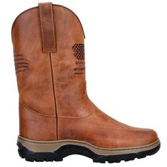 Category:Boots; Upper Materials:Faux Leather; Embellishment:Splicing; Season:Winter,Fall; Gender:Men's; Activity:Walking; Toe Shape:Round Toe; Style:Casual,Classic; Boot Shaft:Mid-Calf Boots; Outsole Materials:Rubber; Occasion:Daily,Outdoor; Closure Type:Loafer; Function:Comfortable,Waterproof; Pattern:Solid Colored; Listing Date:09/22/2023; 2023 Trends:Cowboy Boots; Size chart date source:Provided by Supplier. Mens Boots Online, Leather Western Boots, Men’s Boots, 2023 Trends, Mens Cowboy Boots, Western Cowboy Boots, Calf Boots, Mid Calf Boots, Season Winter