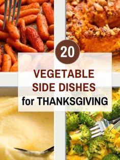 there are many different side dishes for thanksgiving