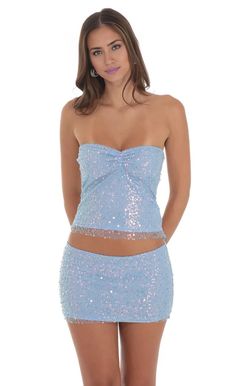 Sequin Beaded Two Piece Homecoming Dress – Koutun Dress Sparkling Fitted Sequin Dress For Spring, Sleeveless Beaded Homecoming Dress, Sparkling Fitted Summer Dresses, Fitted Sparkling Summer Dresses, Embellished Sequin Dress For Homecoming, Beaded Dress With Sweetheart Neckline For Party, Beaded Sweetheart Neckline Party Dress, Sweetheart Neckline Beaded Party Dress, Sparkling Fitted Strapless Sequin Dress