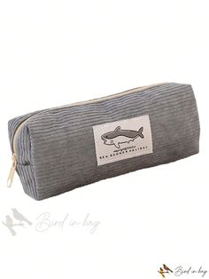 Bird in Bag - Korean Style Cute Shark Design Pencil Case, Durable and Dirt Resistant, Unisex Stationery Shark Pencil Case, Diy Pencil Case, Vegetable Design, Holiday Birds, Shark Design, School Pencil Case, Cute Pencil Case, Cute Shark, Pencil Boxes